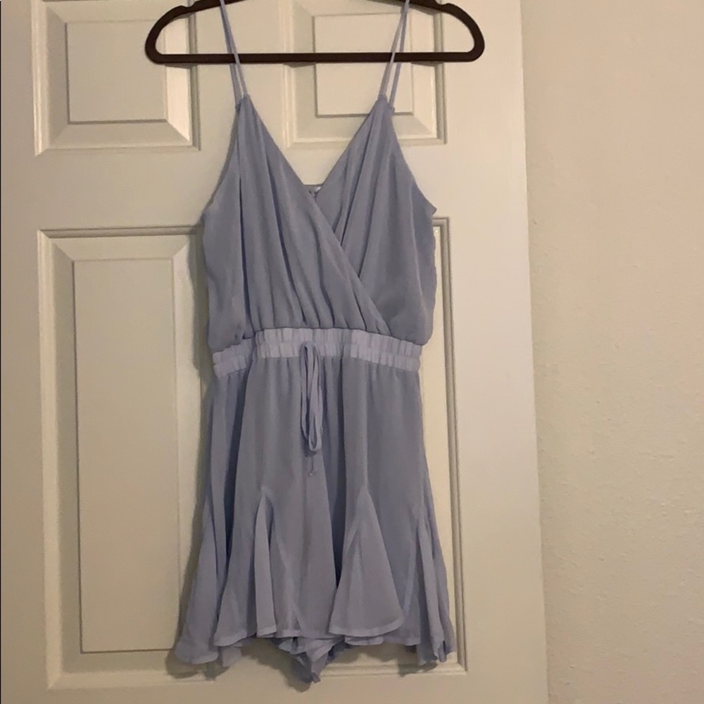 Blue ROW A romper, like vici dolls